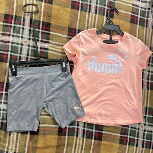 Puma’s 2 piece outfit set for girls